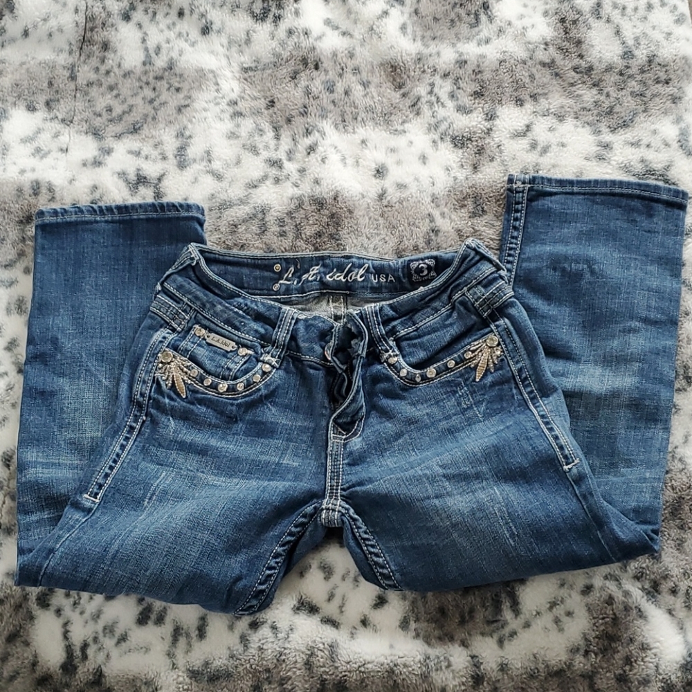 LA Idol Jean Capri size 3